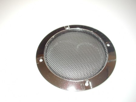 5 Inch Outer Diameter Chrome Speaker Grill (For Use With A 4 Inch Speaker) (Item #008) $3.99 